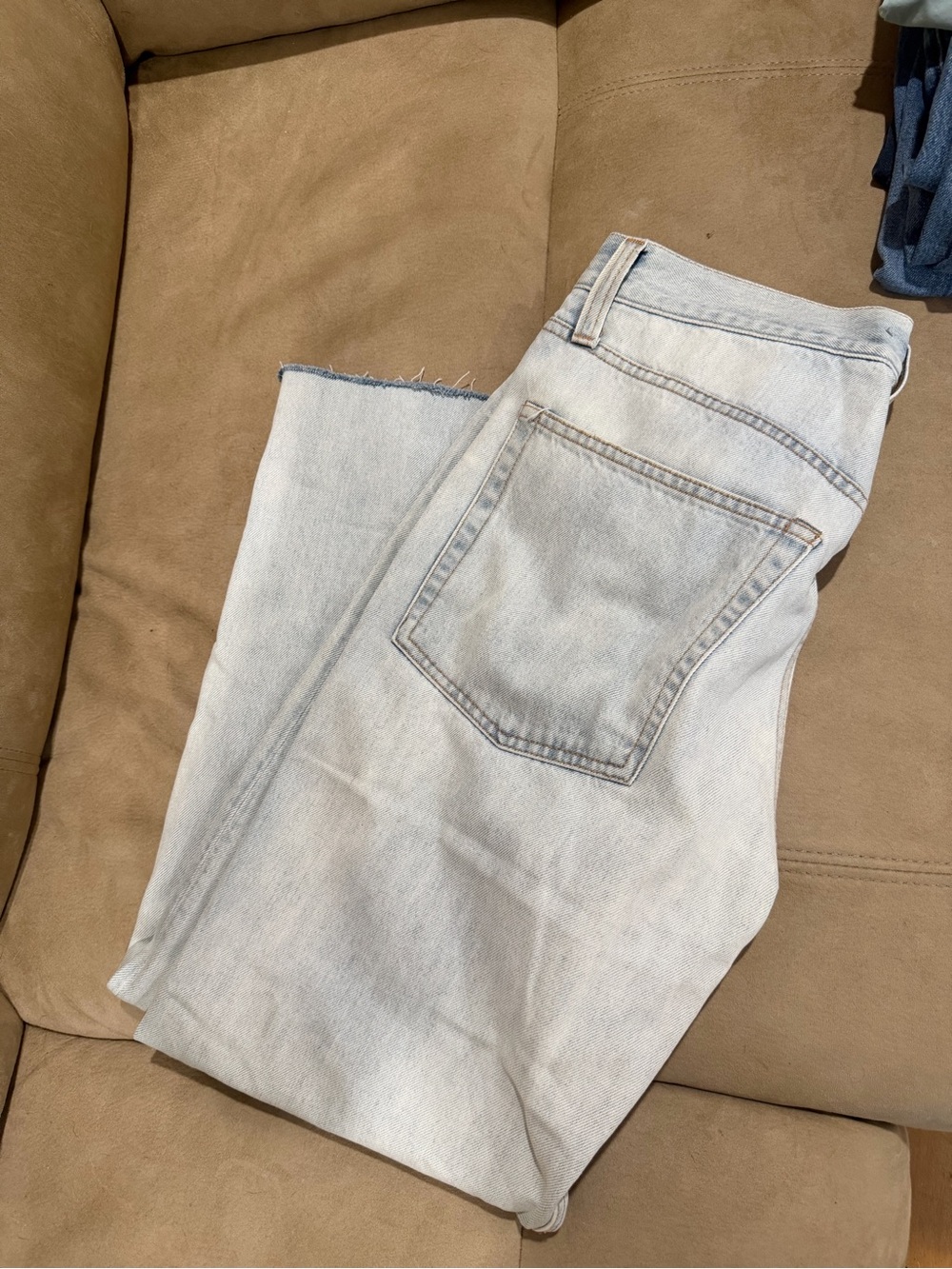 Helmut Lang Men's Light Wash Denim Jeans - Light Blue